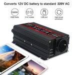 Power Inverter - Manufacturer 12V/24V to 110V/220V 1500W-2600W Pure Sine