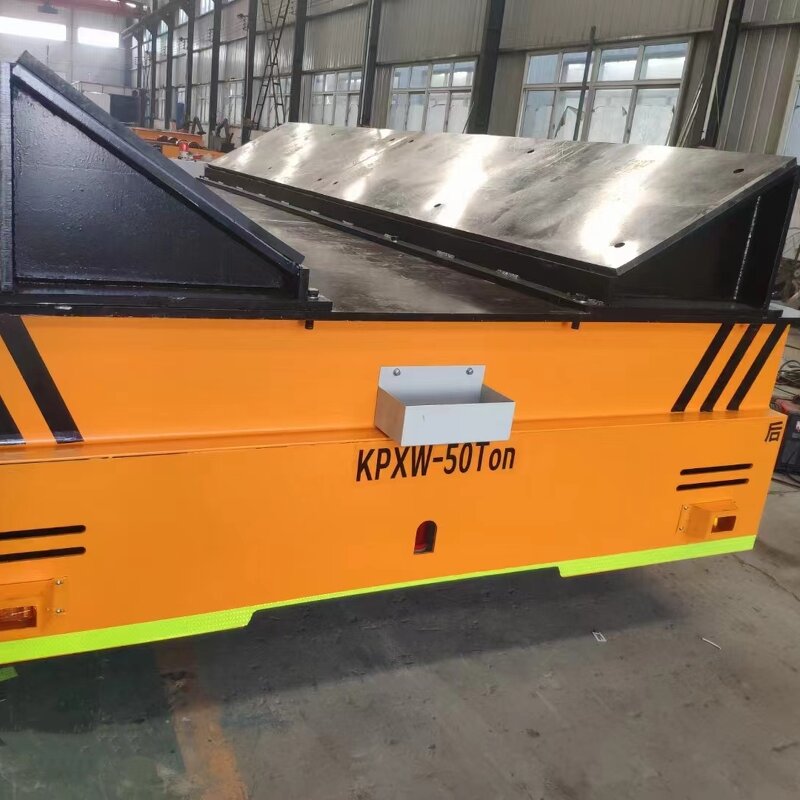 Electric Flat Car - Manufacturer 10Ton Lithium Battery Rail 4 Alloy Steel Wheels