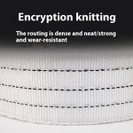 Webbing Sling - Manufacturer 2Ton White Polypropylene 3-10M Double Buckle Crane