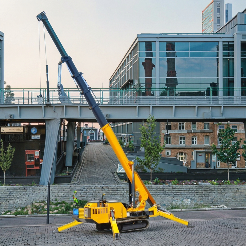 Spider Crane - Manufacturer 1.2-5Ton Mini Folding Telescopic Hydraulic Small