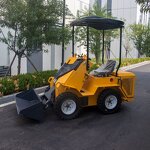 Skid Steer Loader - Manufacturer CE Small Farming Agricultural Mini Front Loader