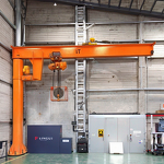 Jib Crane - Manufacturer 1-10Ton Portable Workshop Cantilever Arm Remote Control
