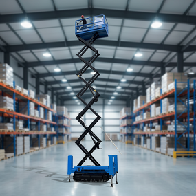 Scissor Lift - Manufacturer 16M Electric Aerial Platform Motor Pump Gearbox