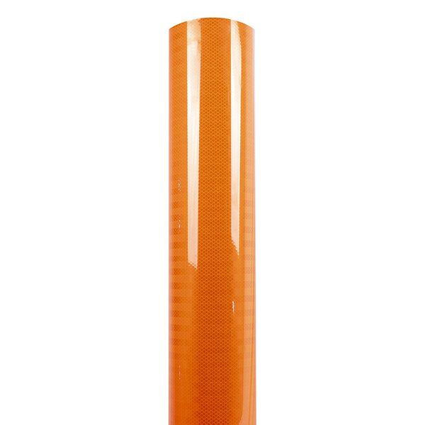 Reflective Sheeting - Manufacturer PET Prismatic Roadway Safety Orange Warning Roll