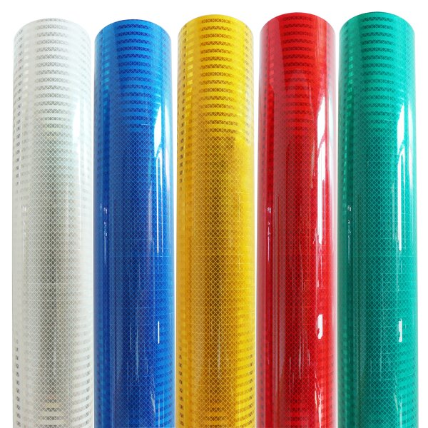 Reflective Vinyl - Manufacturer Diamond Grade White Acrylic PMMA Highway Warning