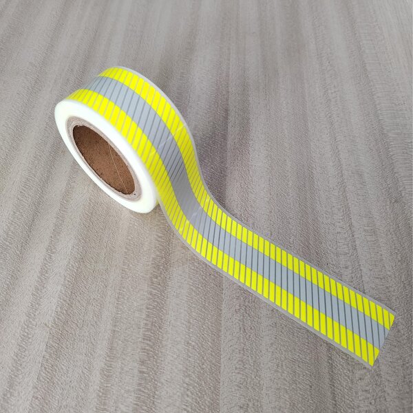 Reflective Tape - Manufacturer 3HAO PES F.Yellow Silver Segmented Work Wear Garment