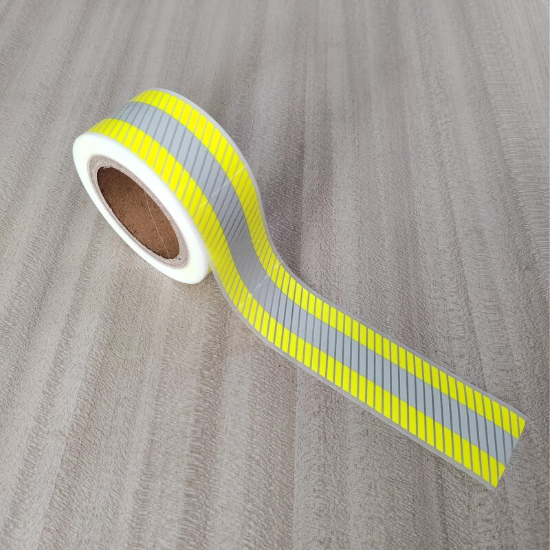 Reflective Tape - Manufacturer 3HAO PES F.Yellow Silver Segmented Work Wear Garment