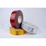 Reflective Tape - Manufacturer 3HAO ECE 104R Prismatic White Red Yellow PMMA Warning