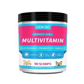 Pet Vitamin Powder - Manufacturer Organic Dog Cat Immune Support Universal Health Care