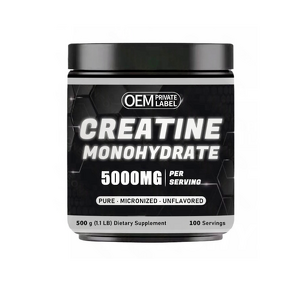 OEM/ODM 100% Pure Raw Creatine Monohydrate Powder 300 Grams Bulk for Sports Nutrition Energy-Providing 24-Month Shelf Life Not