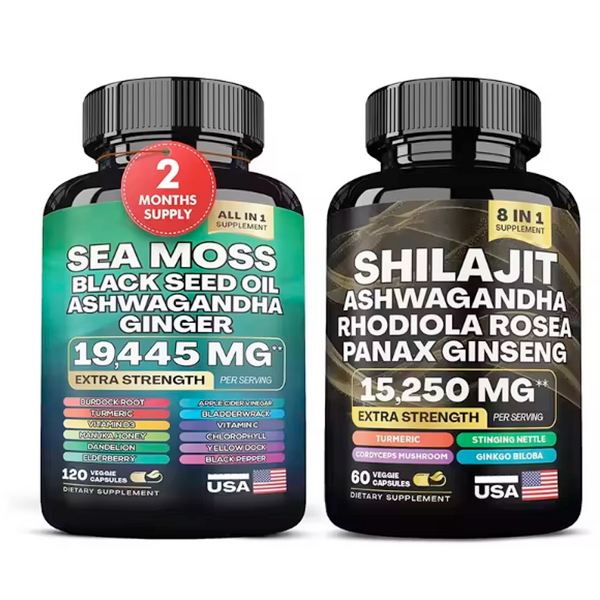 Sea Moss Gummies - Manufacturer OEM Private Label Vegan 7000mg Black Oil Ashwagandha