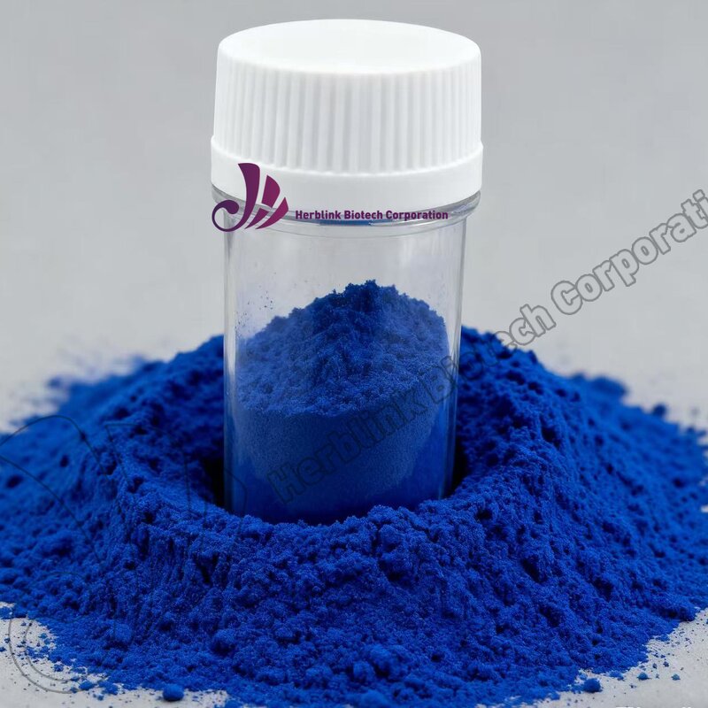 GHK-CU Peptide - Manufacturer CAS 49557-75-7 Cosmetic Grade Blue Copper