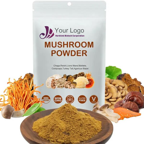 Mushroom Blend - Manufacturer 5-in-1 Organic Extract Maitake Cordyceps Reishi