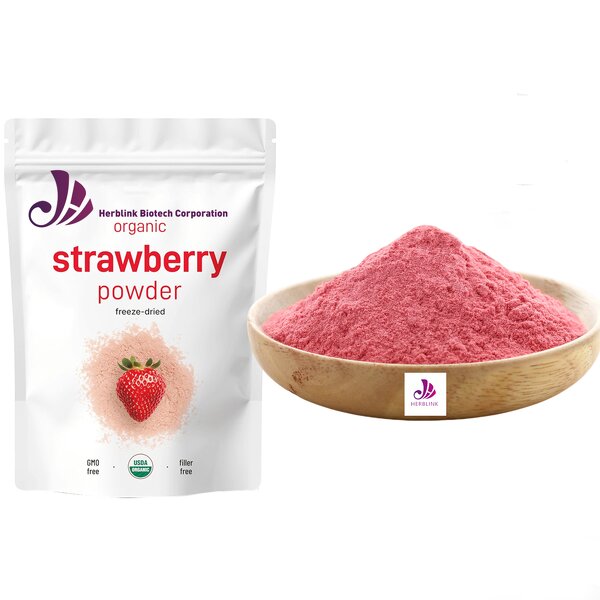 Strawberry Powder - Manufacturer Natural Freeze Dried Fruit Extract Pure