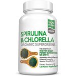Spirulina Capsules Manufacturer - 120-grain with Chlorella Chlorophyll Vegetarian
