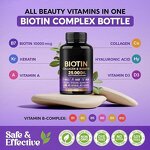 Beauty Complex Capsules Manufacturer - 25000 MCG Biotin Collagen & Keratin