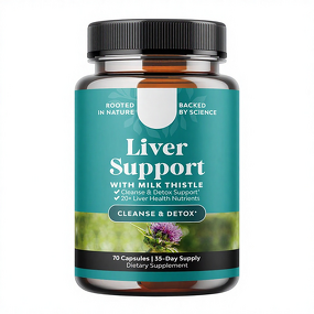 Milk Thistle Capsules Manufacturer - Herbal Extract for Liver & Bone Health 70 Count