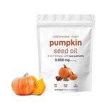 Pumpkin Seed Oil Manufacturer - Cold Pressed with Saw Palmetto 180 Softgels