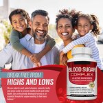 Blood Sugar Support Manufacturer - 20 Natural Herb Capsules for Adults