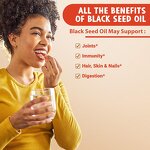 Black Seed Oil Capsules Manufacturer - 500mg Softgel 60 Count for Immunity