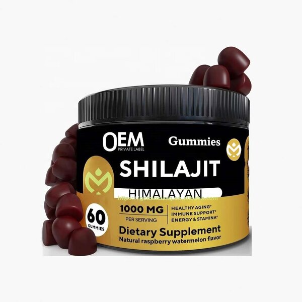 Shilajit Gummies - Manufacturer OEM Himalayan Sugar Free Fulvic Acid Men Women