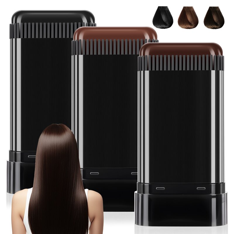Hair Dye Comb - Manufacturer 3Color Waterproof Long Lasting Hair Coverage