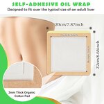 Castor Oil Pack - Manufacturer Ultra-Absorbent Self-Adhesive Liver Detox Waist