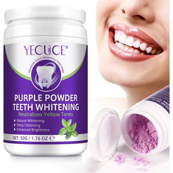 Purple Whitening Powder - Manufacturer Private Label Oral Care Deep Cleansing