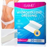 Wound Healing Patch - Manufacturer 20Pcs 2in*2in Waterproof Hydrocolloid