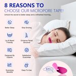 Mouth Tape - Manufacturer 50Pcs Lip Shape Hypoallergenic Anti Snoring