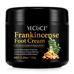 Frankincense Foot Cream - Manufacturer 150g Natural Organic Soreness Revitalize