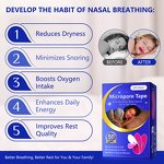 Mouth Tape - Manufacturer 50Pcs Lip Shape Hypoallergenic Anti Snoring