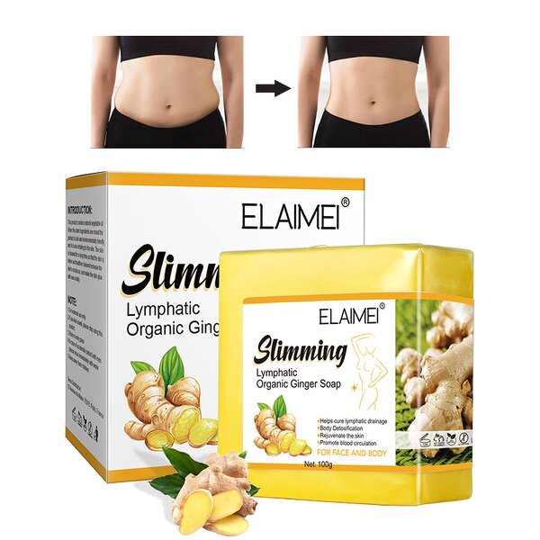 Ginger Bar Soap - Manufacturer Organic Lymphatic Detox Moisturizing Bath Soap