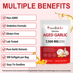 Garlic Extract Softgels - Manufacturer Gluten-Free Odorless Aged Immune Wellness