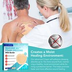 Silicone Foam Dressing - Manufacturer 7.08in*7.08in Waterproof Ag Wound Care