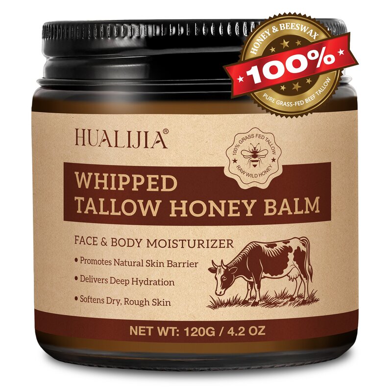 Tallow Honey Cream - Manufacturer 120g Natural Private Label Face Body Moisturizer