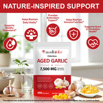 Garlic Extract Softgels - Manufacturer Gluten-Free Odorless Aged Immune Wellness