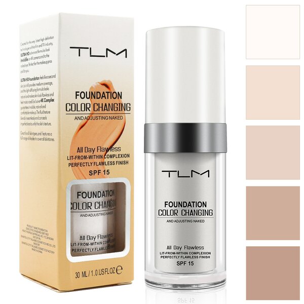 Color Foundation - Manufacturer 30ml TLM Color Changing BB Cream Waterproof