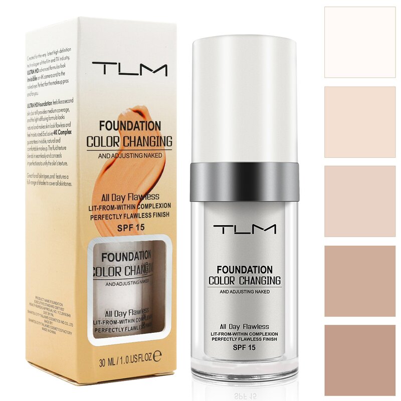 Color Foundation - Manufacturer 30ml TLM Color Changing BB Cream Waterproof