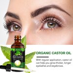 Castor Oil - Manufacturer 60ml Pure Organic Strengthen Hair Skin Care