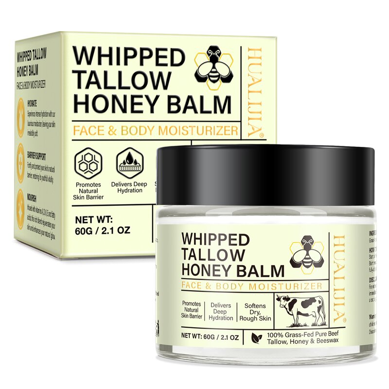Tallow Honey Balm - Manufacturer Private Label 60g Organic Hydration Face Body