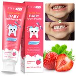 Baby Toothpaste - Manufacturer 60g Fluoride-Free Herbal Strawberry Enamel Care