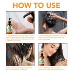 Hair Growth Shampoo - Manufacturer 300ml Rosemary Castor Batana 3 in 1 Strengthen