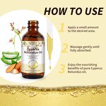 Cyperus Oil - Manufacturer 60ml Vegan Reduce Unwanted Hair Growth Skin