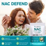 NAC Capsules - Manufacturer 600mg 300Softgels N-acetyl Cysteine NAD Antioxidant