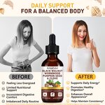 Black Walnut Liquid - Manufacturer Private Label 60ml Non-GMO Digestive Immune