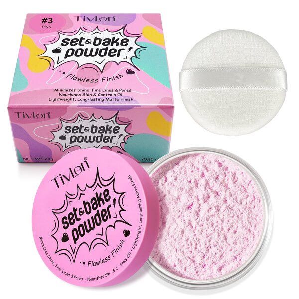 Setting Powder - Manufacturer 3 Colors Lightweight Natural Loose Face Powder