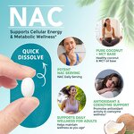 NAC Capsules - Manufacturer 600mg 300Softgels N-acetyl Cysteine NAD Antioxidant