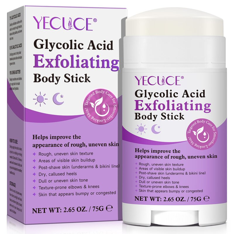 Glycolic Scrub Stick - Manufacturer 75g Exfoliating Body Deep Clean All Skin Type