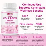 Collagen Capsules - Manufacturer 240Count Multi Peptides Hair Skin Joint Women
